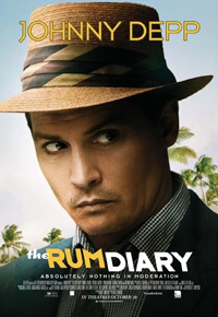 The Rum Diary, Jonnhy Depp - Filmaffisch