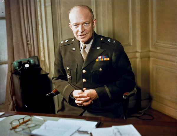 Major General Dwight Eisenhower (1942) Source: The Imperial War Museum, public domain