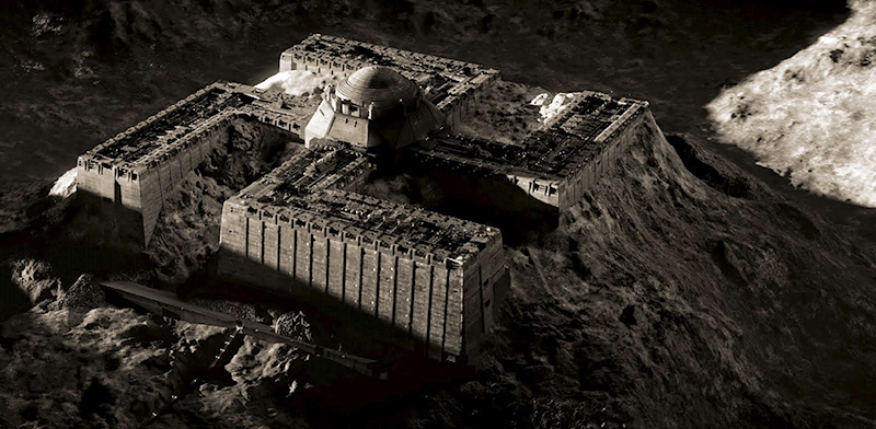 Iron Sky - Nazi VoF fortress on the Moon