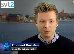 Emanuel Karlsten - Foto: SVT2