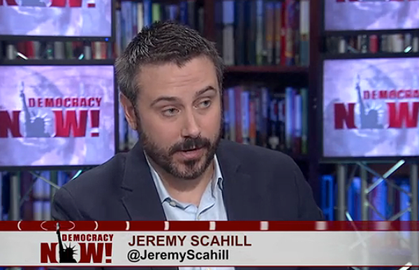Jeremy Scahill - The Drone Papers. Foto: Democrazy Now