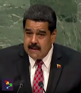 Nicolas Maduro UN speech 29 sep 2015 - Foto: TeleSUR (telesurtv.net)