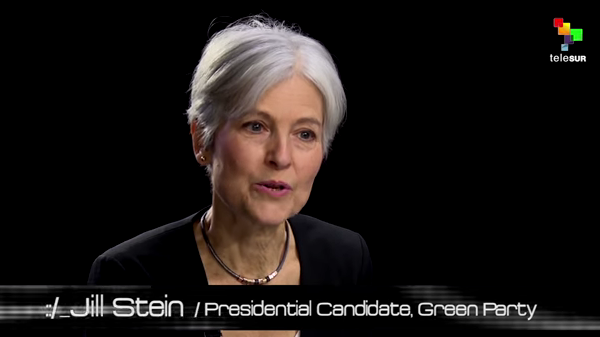 Dr Jill Stein Green Party intervjuad av Abby Martin