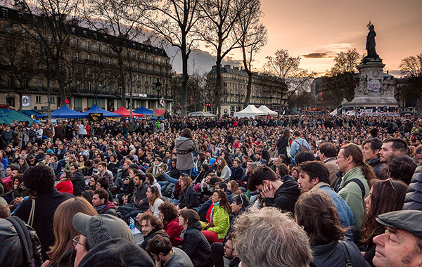 "Nuit Debout", Paris 2016 - Foto: Olivier Ortelpa, Wikimedia Commons