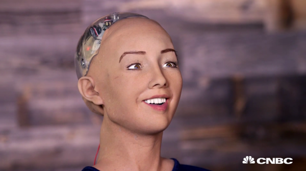 Sofia - Hanson Robotics - Foto: CNBC.com