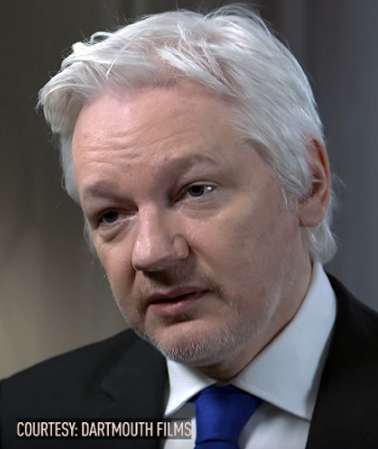 Julian Assange, 5 nov 2016 - Foto: Dartmouth Films