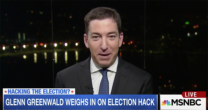 Glenn Greenwald, dec 2016 - Foto: MSNBC