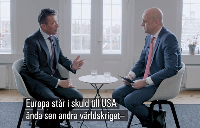 Anders Fogh Rasmussen och Fredrik Reinfeldt