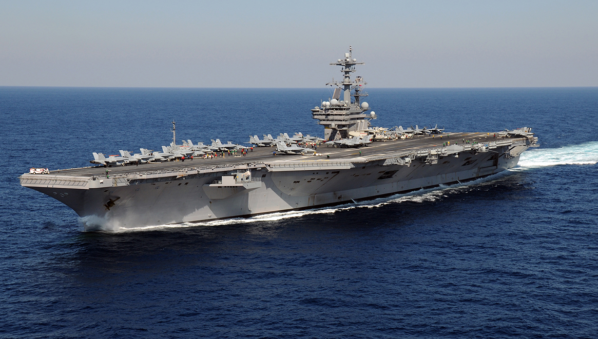 The aircraft carrier USS George H.W. Bush (Jan. 29, 2011)