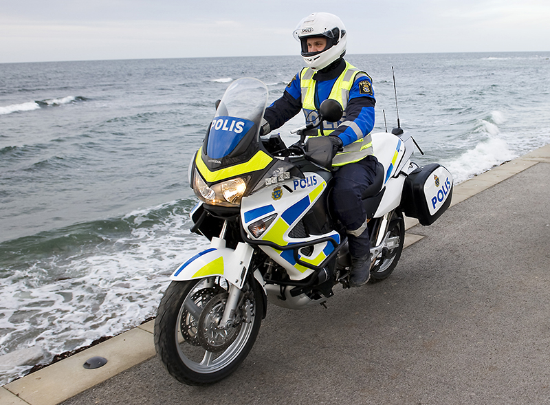 Motorcykelpolis - Foto: pressfoto, Polisen.se
