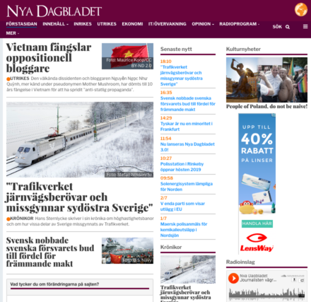 Nya Dagbladet 3 juli 2017