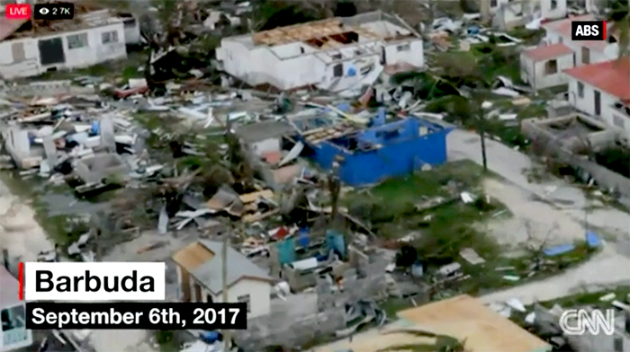 Barbuda 6:e september 2017 - Foto: CNN