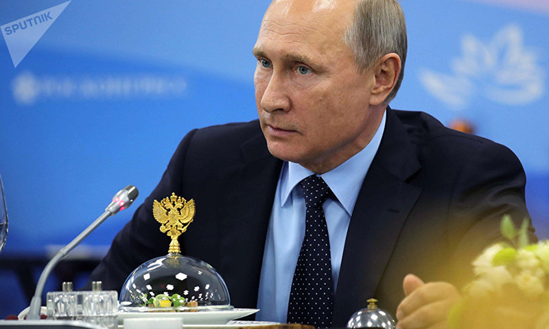 Putin, 2017 - Foto: Michael Klimentyev, Sputnik News