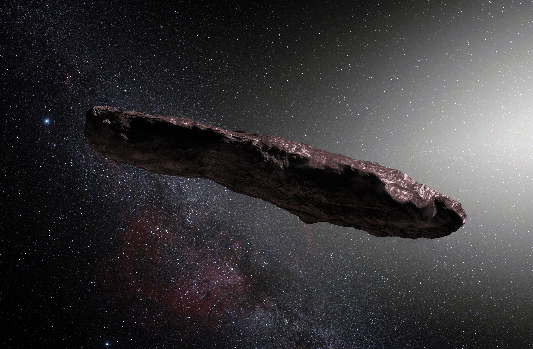 Oumuamua - Bild: ESO, M. Kornmesser, Wikimedia Commons