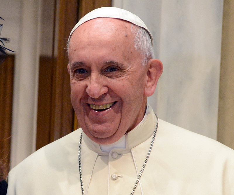 Påve Franciscus, 2015 - Foto: Casa Rosada, Argentina, Wikimedia ommons