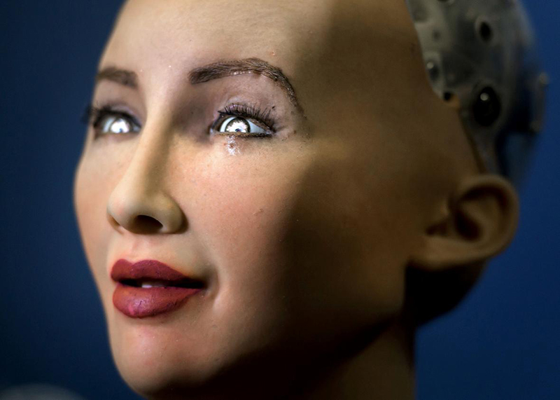 Sofia human AI robot