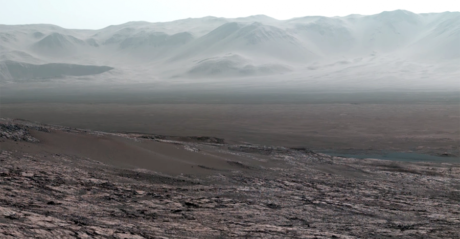 Gale Crater 2018 - Foto: NASA Curiosity