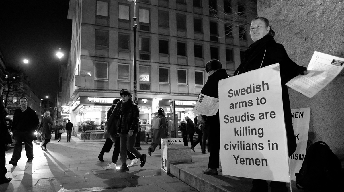 Montage NewsVoice: Swedish Arms in Saudi - Foto: Alisdare Hickson