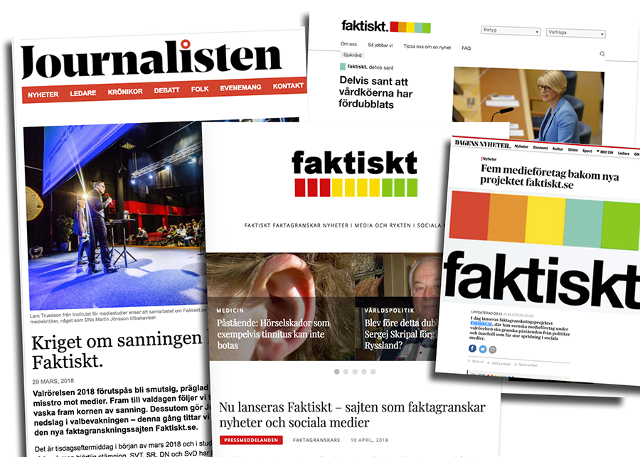 Faktiskt.se och Faktiskt.eu - Montage: NewsVoice.se