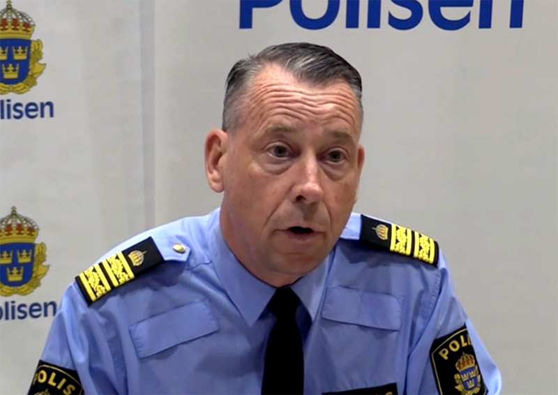 Polisen i Växjö godkänner böneutrop maj 2018 - Faksimil: Expressen