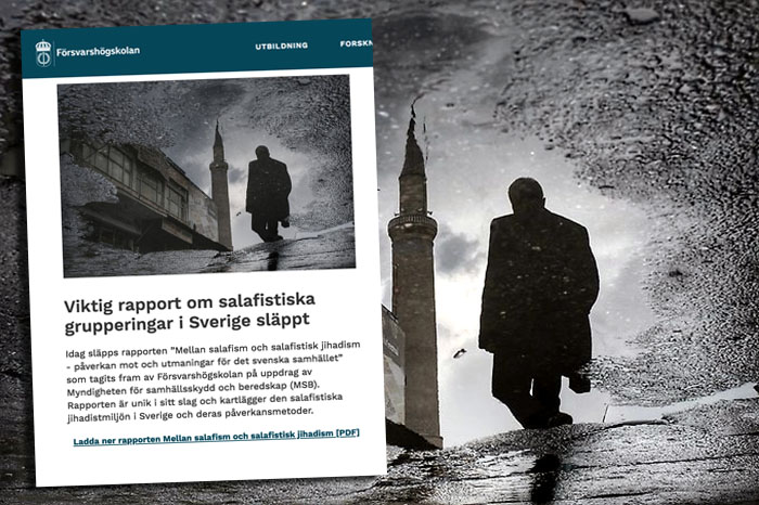 Försvarshögskolan släpper 2018 rapport om jihadismen i Sverige - Kollage: NewsVoice