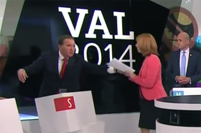 Partiledardebatt 2014 - Foto: TV4