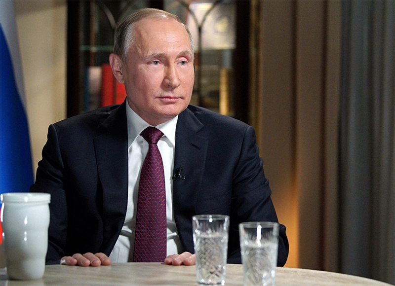 Vladimir Putin, 2018 i Kaliningrad - Pressfoto: Kremlin.ru