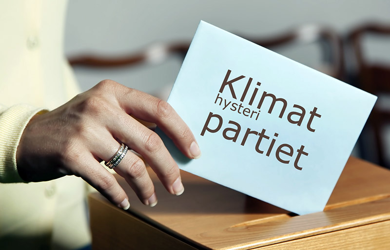 Klimathysterin slår svall under valet 2018. Foto tillhandhållet av 2000tv.se