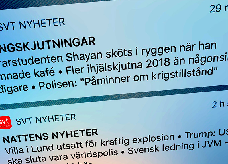 SVT nyheter text-tv