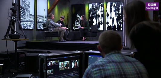 TV studio - BBC Newsnight