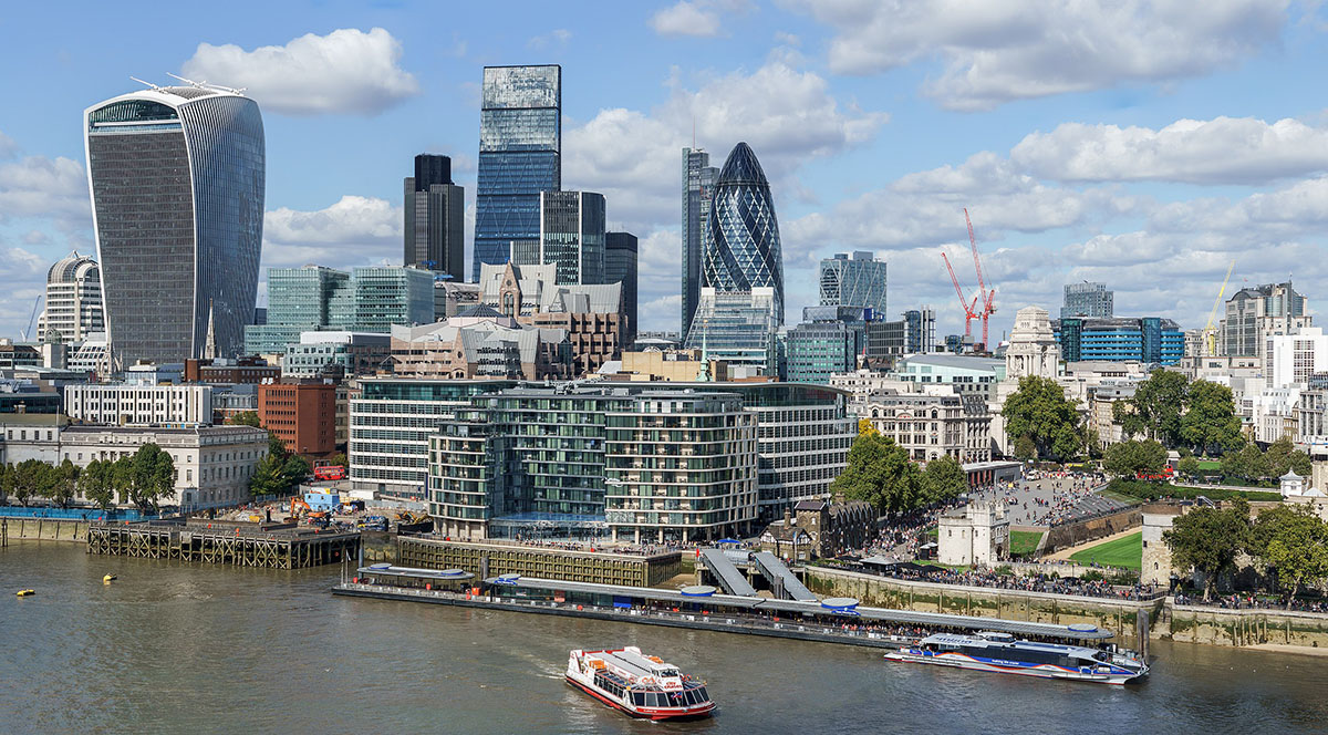 City of London, sep 2015. Licens: CC BY SA 4.0, Wikimedia Commons