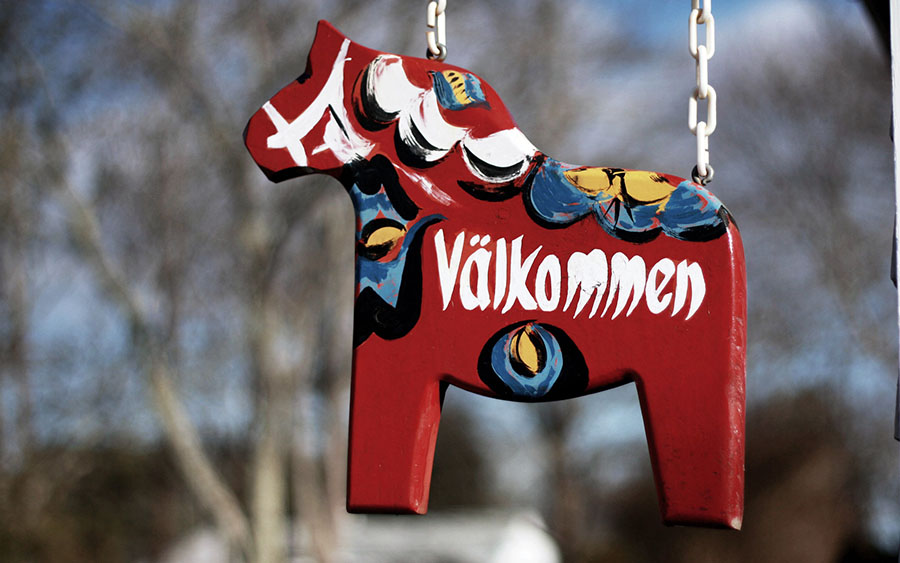Dalahäst i Sverige. Foto: Lisa HBKR. Licens: Flickr.com