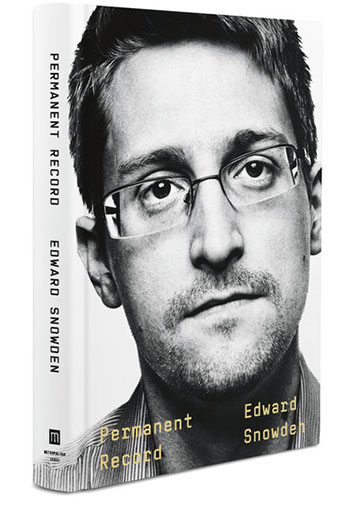 Permanent Record av Edward Snowden,sep 2019. Bildomslag: Panmacmillan.com