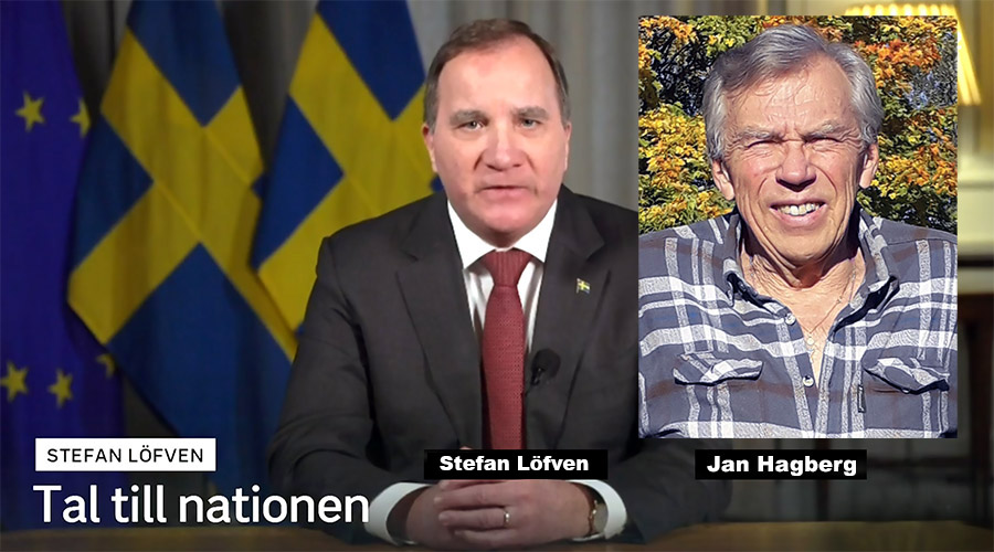 Stefan Löfven och Jan Hagberg, 2020. Foto: Regeringen resp. privat. Kollage: NewsVoice