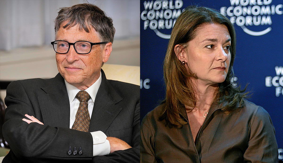 Bill Gates (foto: Ken Shipp, licens: public domain) och Melinda Gates (foto: Remy Steinegger, licens: CC BY-SA 2.0)