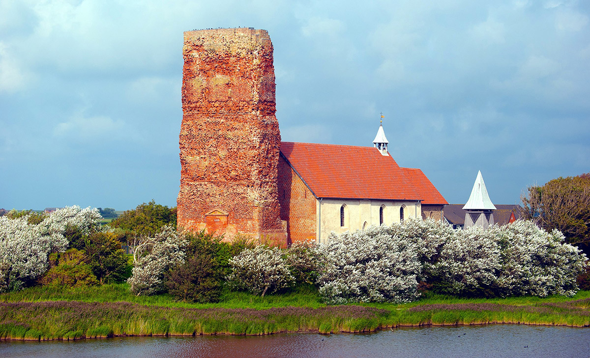 St. Salvators kyrka på Pellworm. Licens: CC BY-SA 3.0