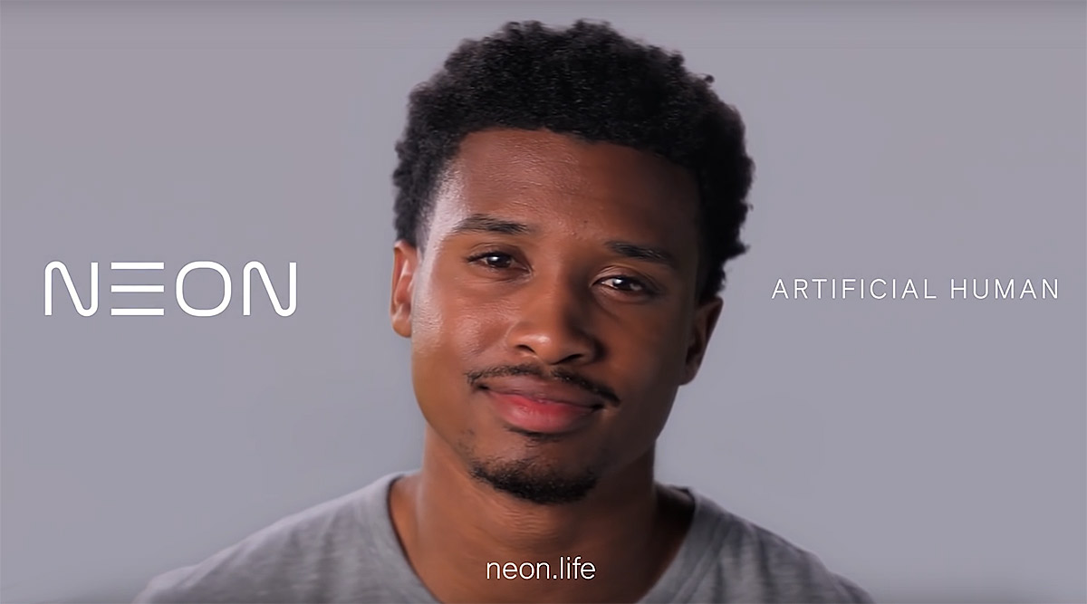 Artifical AI-controlled human by NEON.life