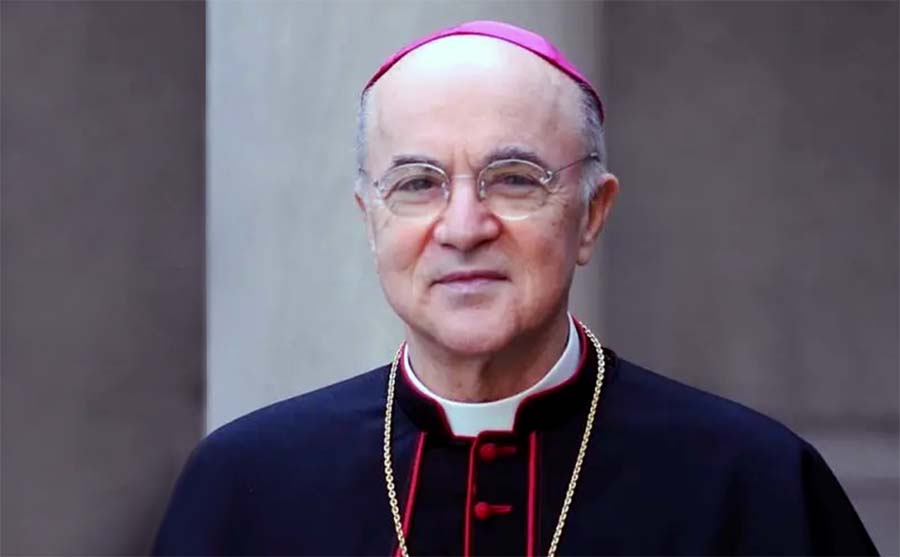 Ärkebiskop Carlo Maria Viganò. Foto: Catholicism.org