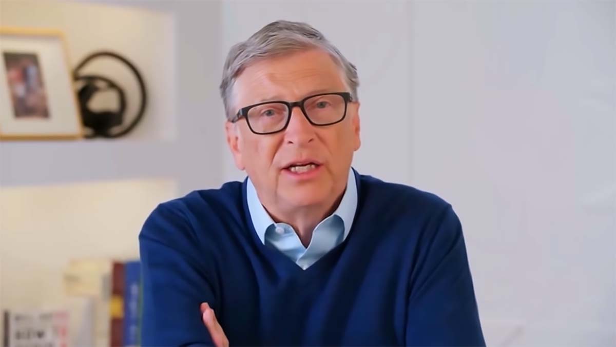 Bill Gates, 29 jan 2021. Foto: eget verk via MSNBC