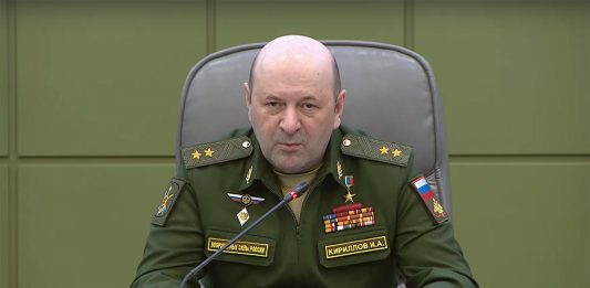 Ryska generallöjtnanten Igor Kirillov. Pressfoto: Kreml