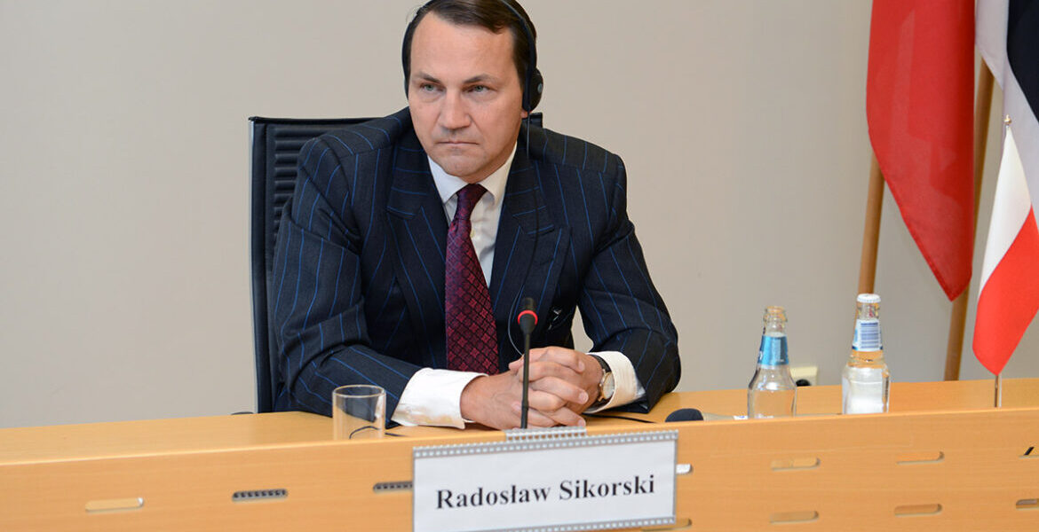 Polens tidigare utrikesminister Poland Radoslaw Sikorski. Foto: Estlands utrikesdepartement. Licens: CC BY 2.0