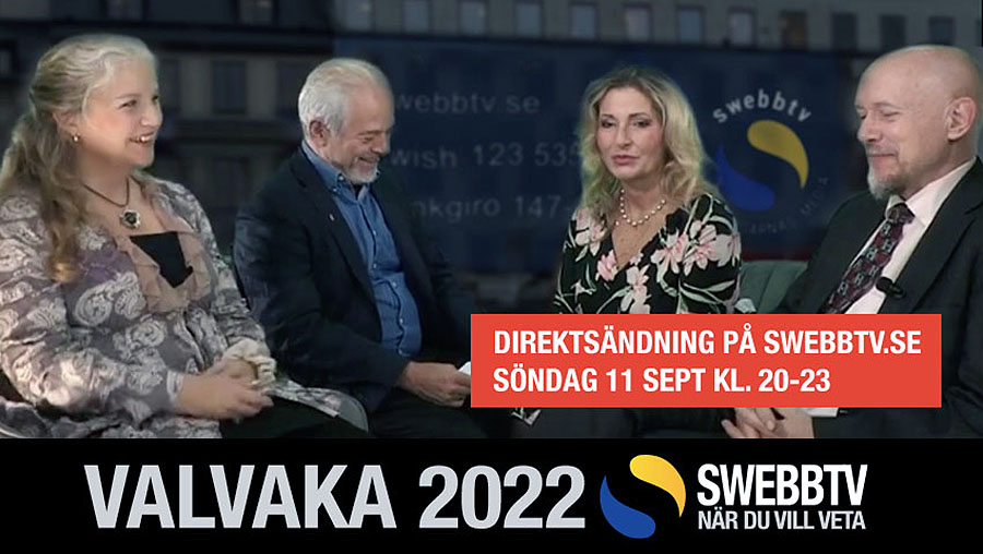SwebbTV:s valvaka valet 2022
