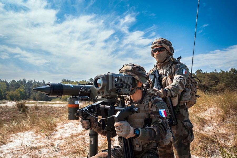 Franska NATO-soldater under övningen Ramstein Legacy 22 med 17 partnerländer i Estland, Lettland, Litauen och Polen den 6-10 juni 2022. Foto: NATO.int