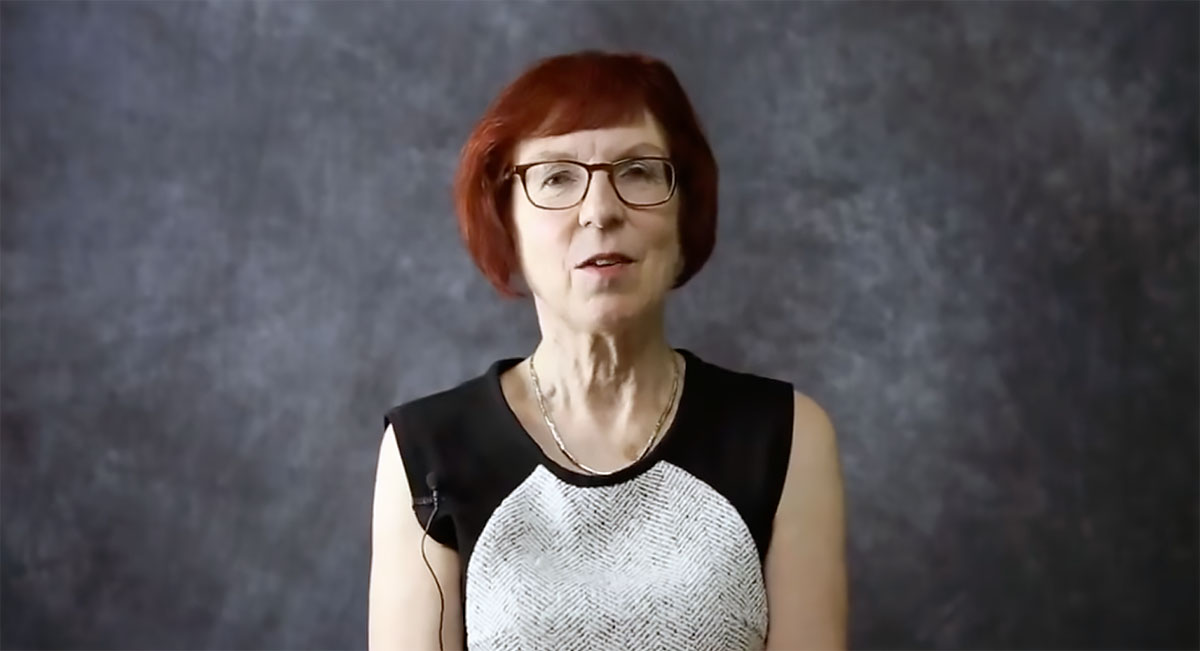 Professorn och beteendeexperten Susan Michie. Bildruta från video av UCL School of Life and Medical Sciences