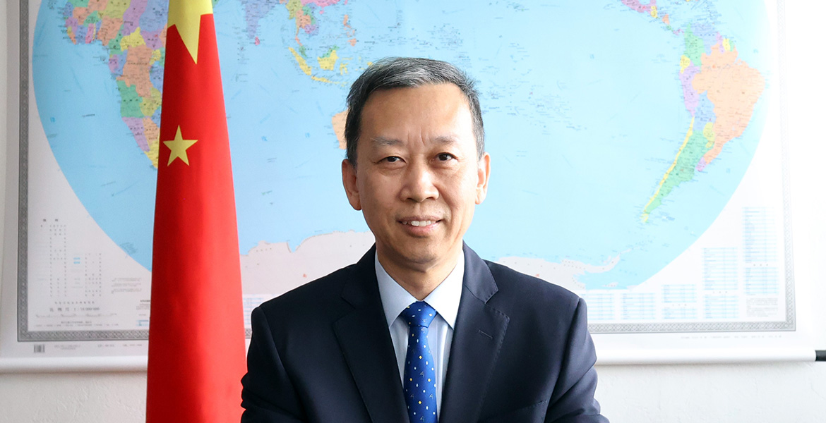 Cui Aimin, Kinas ambassadör i Sverige. Pressfoto: Kinesiska ambassaden, Stockholm