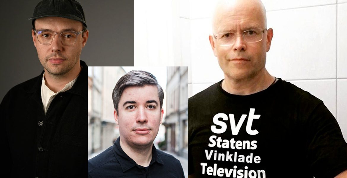 Erik Glaad, Niclas Nilsson och Torbjörn Sassersson. Montage NewsVoice baserat på tre pressbilder från Expo.se och NewsVoice