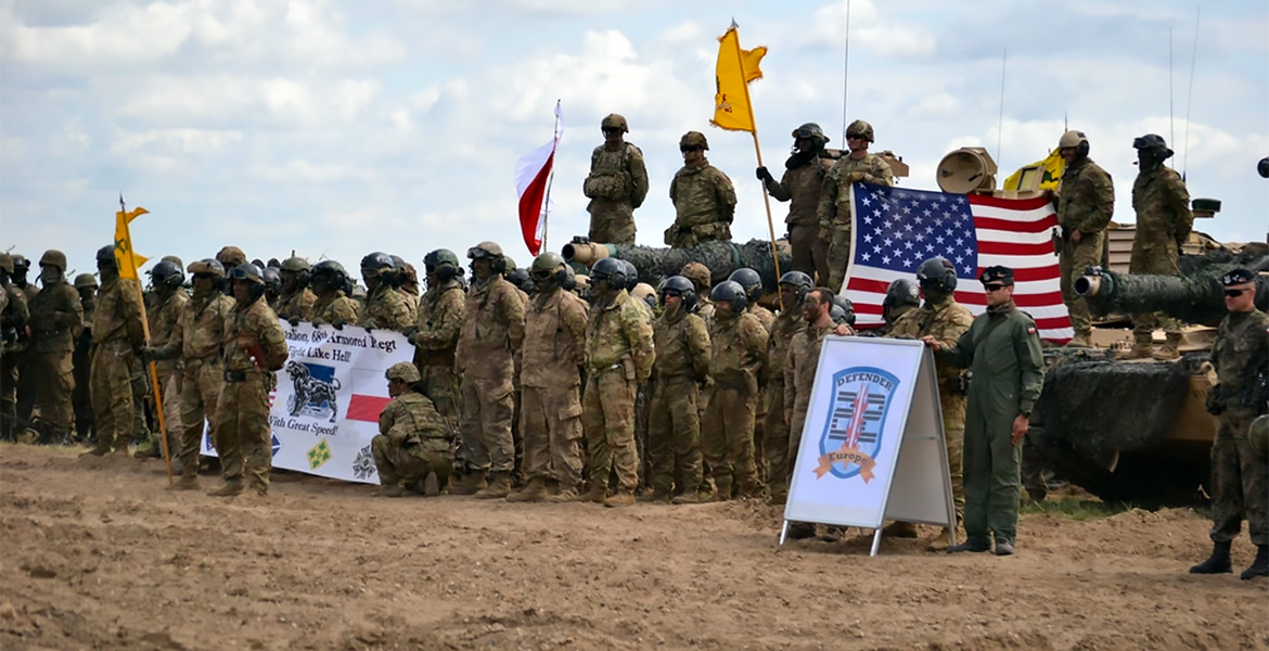 Defender 23. Amerikanska soldater under Defender 22-övning i Polen, 2022.
