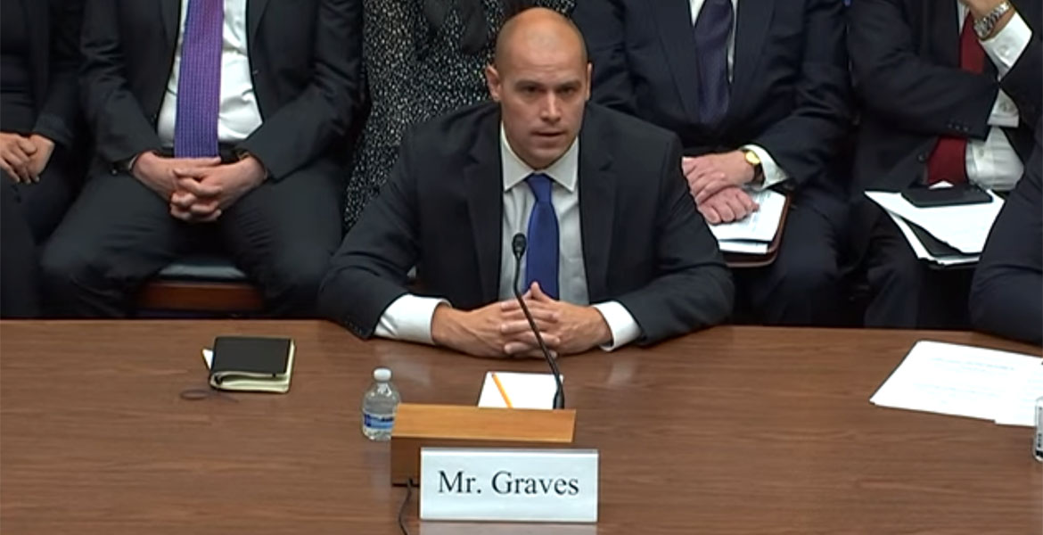 Ryan Graves. Foto: House Oversight Committee