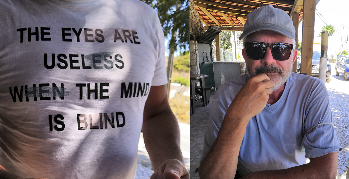 Mind-Eyes T-shirt. Jan Norberg