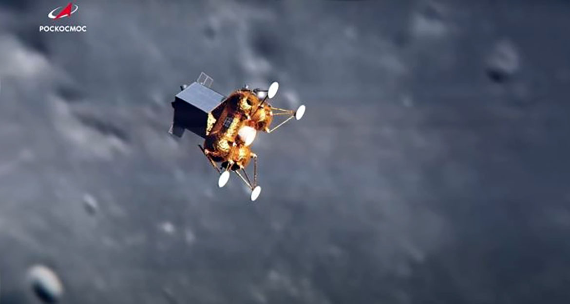 Den ryska landningsmodulen Luna 25